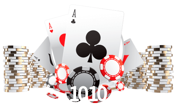 Jogue jogos de pôquer em 1010